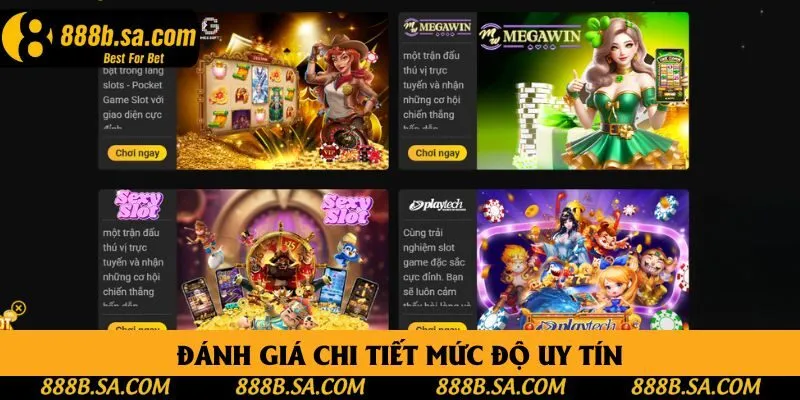 Đánh giá độ tin cậy của nổ hũ 888B 