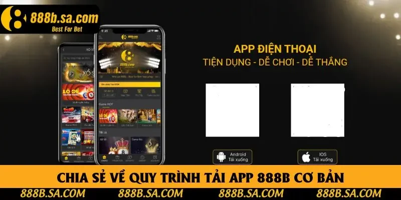 Chia sẻ về quy trình tải app 888B cơ bản Chia sẻ về quy trình tải app 888B cơ bản